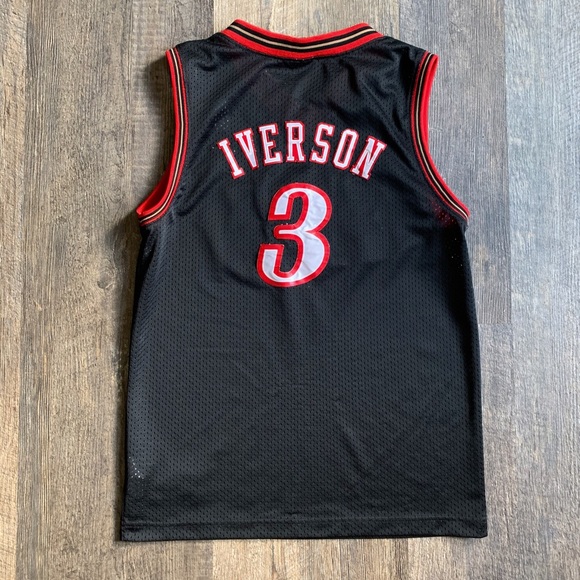Kids Large Nike Allen Iverson Jersey - Picture 4 of 7